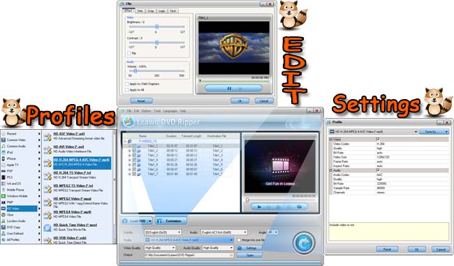 Leawo DVD Ripper (click to view large size)