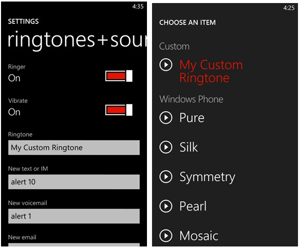 Custom Ringtone