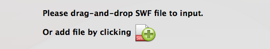 Leawo SWF Compressor for Mac: add files