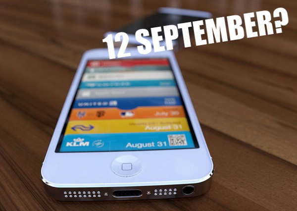 iPhone 5 on Sep. 12th Event