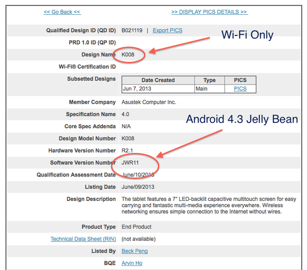 next Nexus 7 tablet details