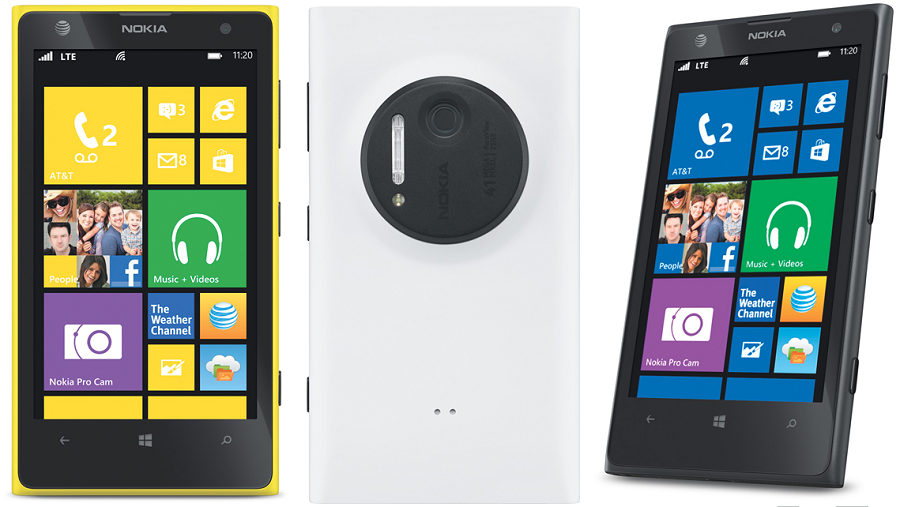 Nokia Lumia 1020 Three Colors
