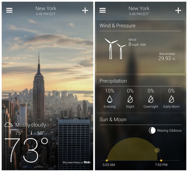 Yahoo Weather for Android