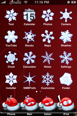 Christmas iPhone Themes