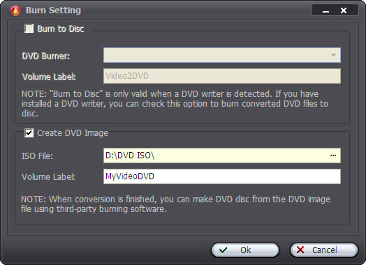 Create DVD from Videos