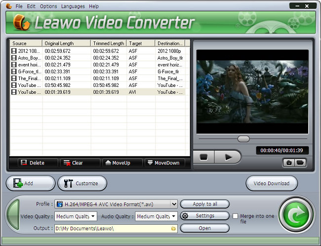 leawo video converter