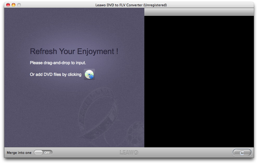 Leawo Mac DVD to FLV Converter