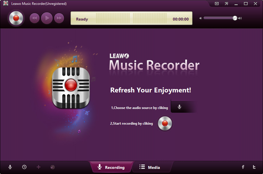Leawo Music Recorder record any audio sources
