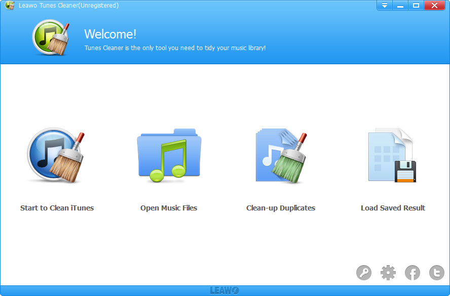 Click to view Leawo Tunes Cleaner 2.1.1.1 screenshot