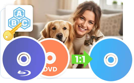 1:1 Bit-Perfect Blu-ray&DVD Disc Cloning & Quality Preservation