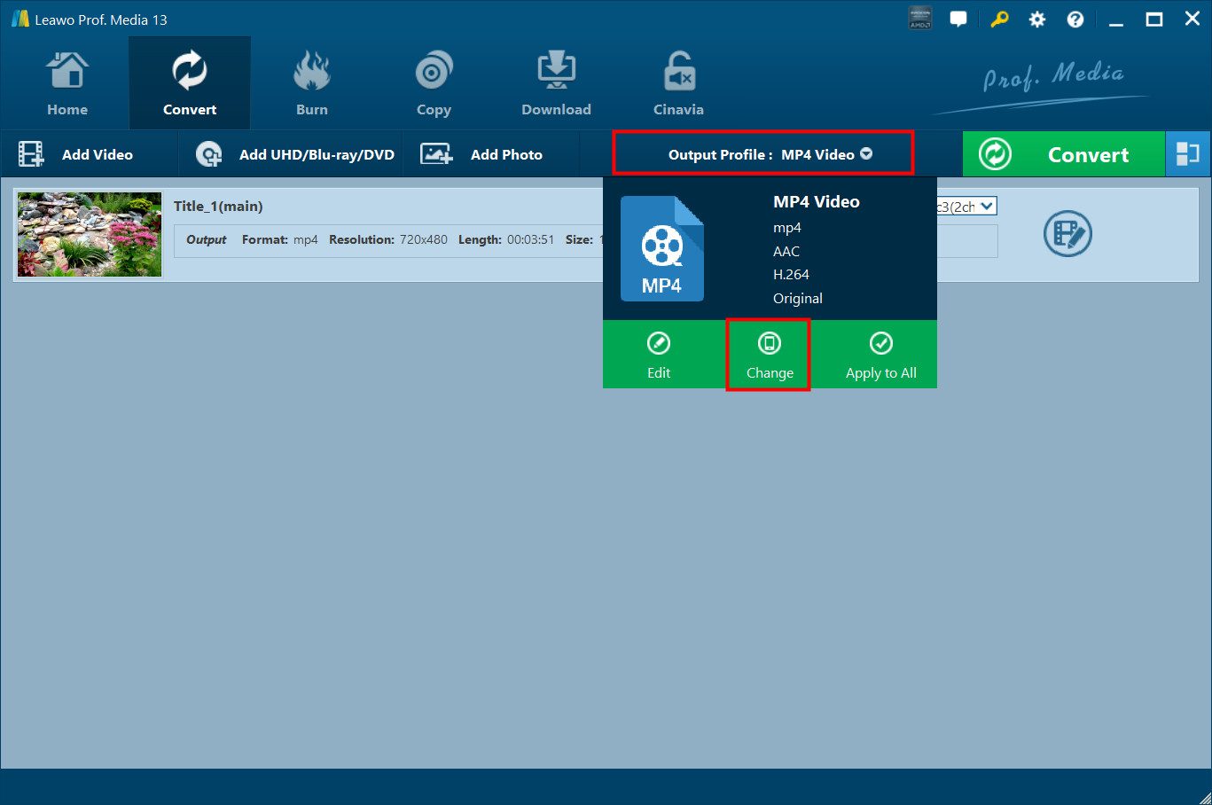 Leawo Blu-ray Recorder Ripper | Rip Recorded Blu-ray to Video and/or