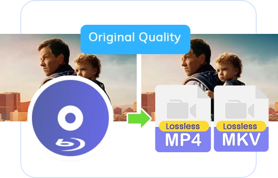Copie o Blu-ray gravado para Lossless MP4/MKV com Qualidade Original