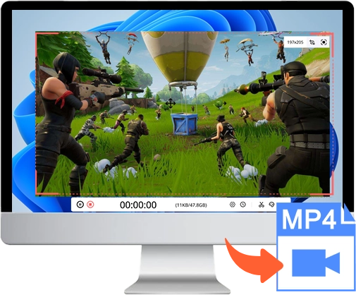 Aktivitäten auf dem Bildschirm in HD-MP4-Videos kostenlos aufzeichnen