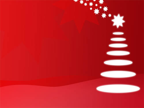 Wallpaper-christmas-red-white-tree in Beautiful Christmas Pictures and Creative Christmas Designs