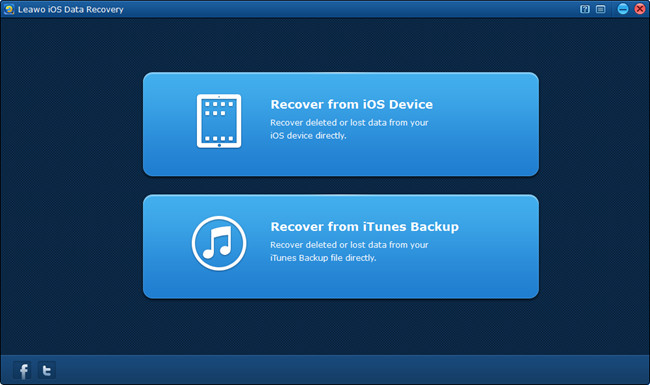 Choose Recover from iTunes backup mode