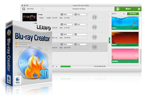 BD to AVI MKV MP4 Leawo Blu-ray Converter software for MAC lifetime updates 