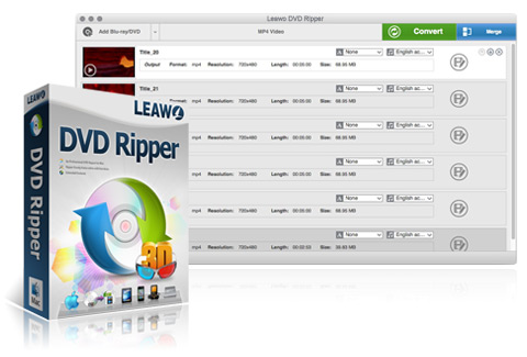 Converting DVD on Mac has never been so easy with Leawo DVD Ripper for Mac