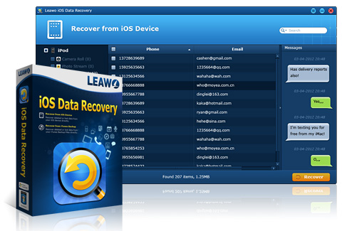 Leawo iOS de recuperación de datos