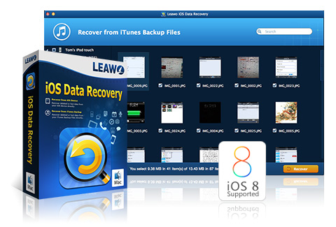 Leawo iOS recuperación de datos para Mac 