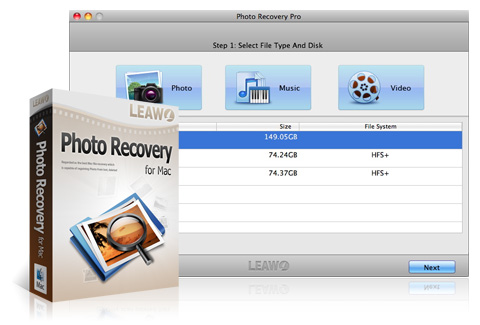 Leawo Photo Recovery para Mac