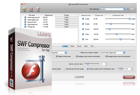 Leawo SWF Compressor til Mac