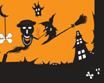 Gratis Halloween PowerPoint Skabeloner 6