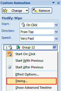 How to Create Drop-down Menu Animation in PowerPoint 2007