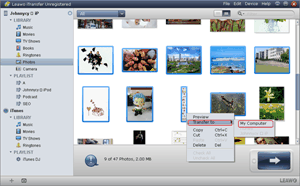 Choisissez des photos