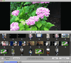 Import iPod movies to iMovie