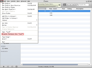 Choose purchased songs on iPod touch 5