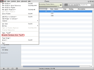 Elige las canciones compradas en el iPod touch 5