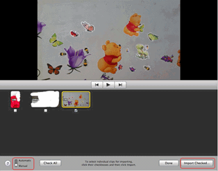Import iPad mini movies into iMovie