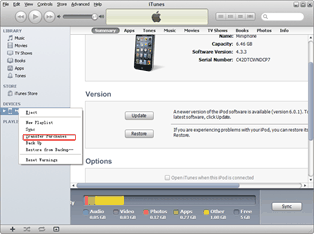 Inicie la transferencia del iPhone 5 aplicaciones