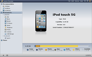 Photos from iPod to Mac: Leawo iTransfer