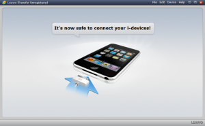 When the window shows"Now it's safe to connect your i-devices!", you can connect your iPhone 5 to computer