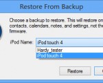 Comment faire pour restaurer l'iPhone à partir d'iTunes sauvegarde