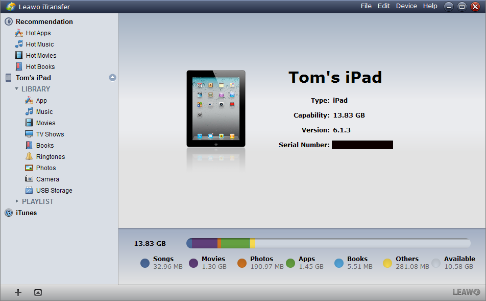 Run the Software and Connect iPad Run Software and Connect iPad