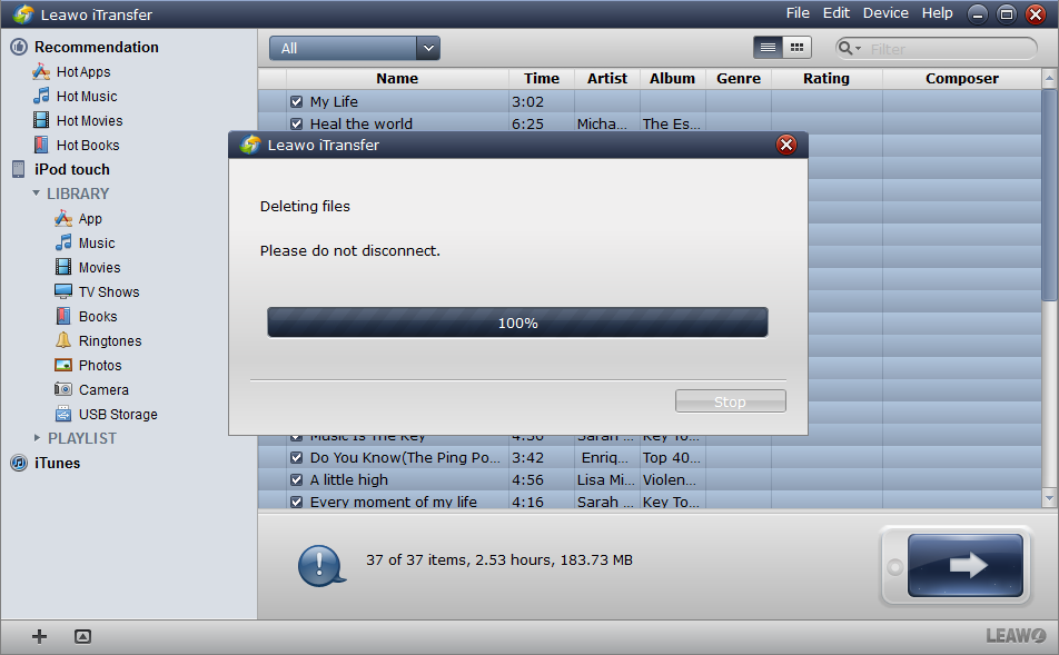 Finish Deleting Finish Deleting