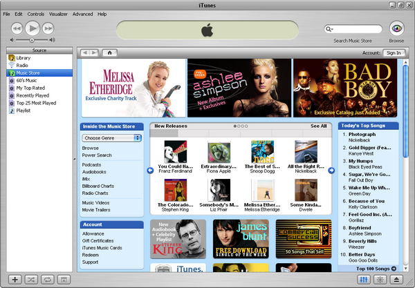 iTunes music