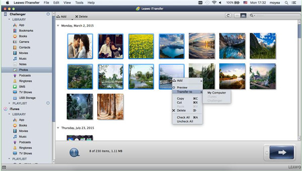 Choose Files to Airdrop from iPhone to Mac