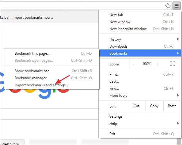 Import Safari bookmarks to Chrome