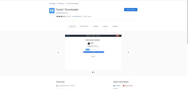 fansly-video-downloader-Chrome-Extensions