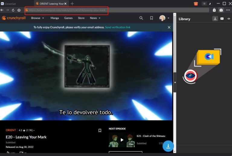 best-Crunchyroll-downloader-locate-video