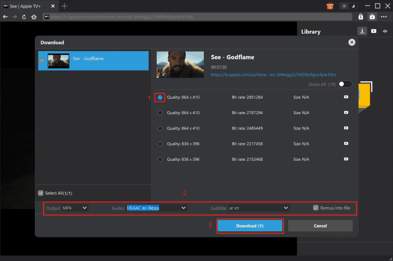 choose-one-video-to-download-cleverget-apple-tv-plus-downloader