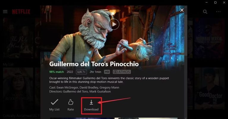 在 Netflix 下載電影