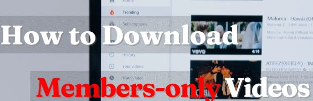 download youtube members-only video