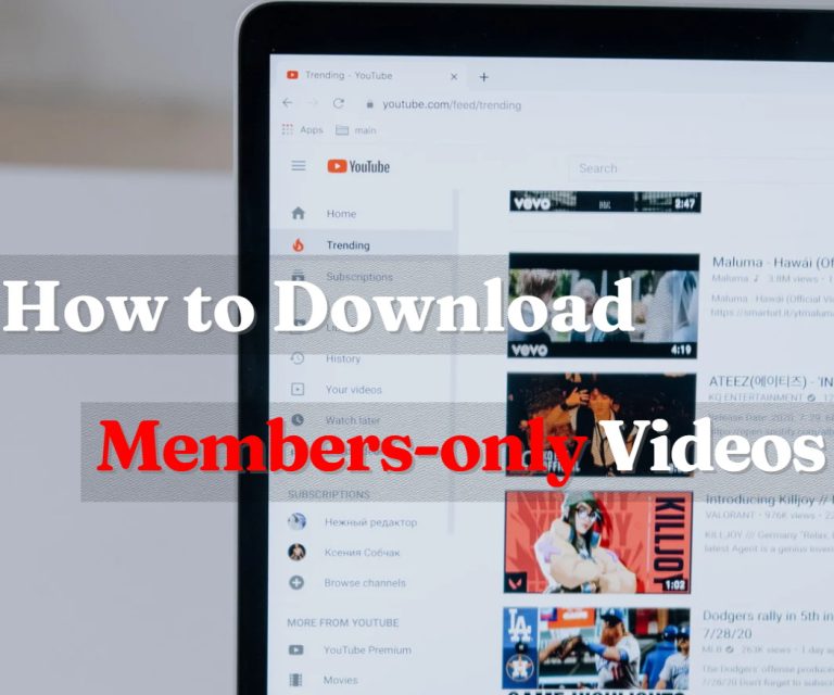 baixar vídeos exclusivos para membros do youtube