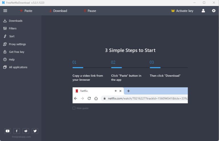 FreeGrabApp Netflix Downloader