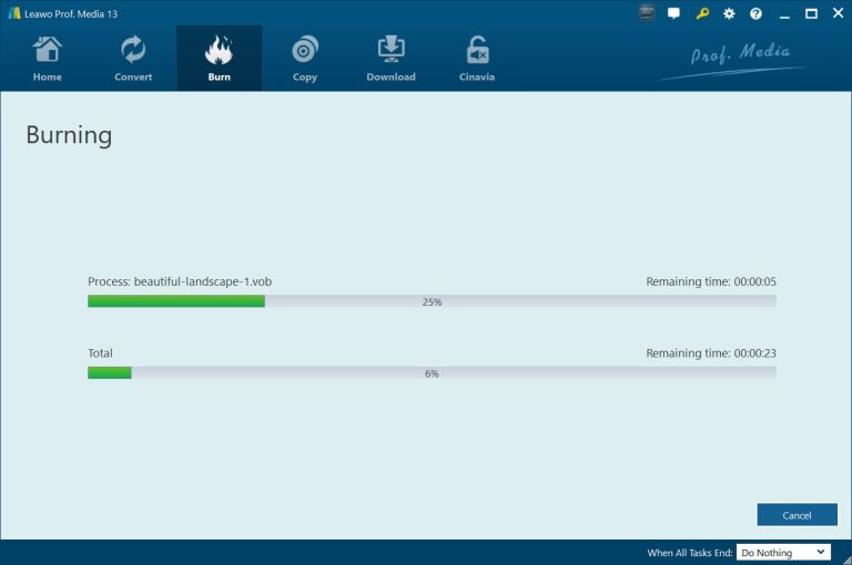 burn video to blu-ray/dvd