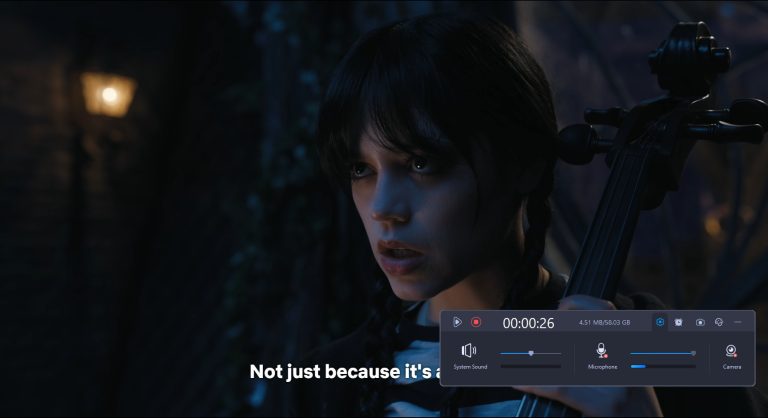 screen record netflix